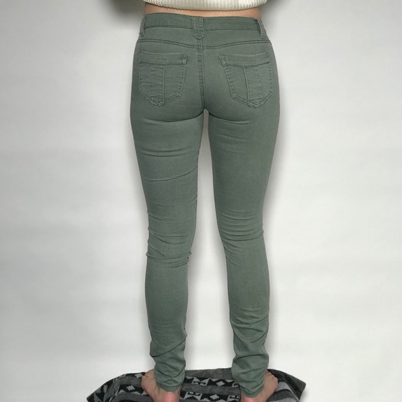 Urban Outfitters Green Skinny Jeans - Picture 4 of 8